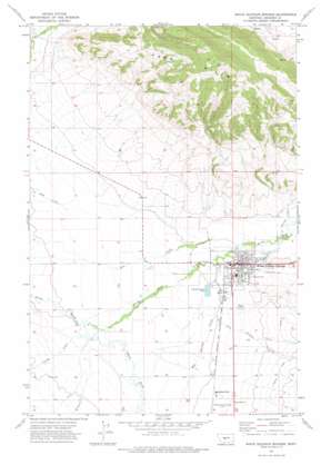 White Sulphur Springs USGS topographic map 46110e8