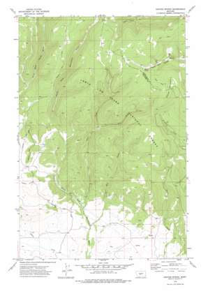 Hoover Spring topo map