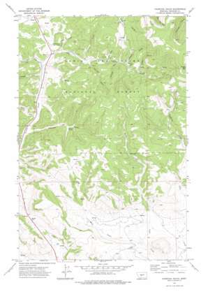 Charcoal Gulch USGS topographic map 46110f7