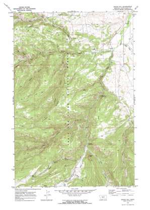 Indian Hill topo map