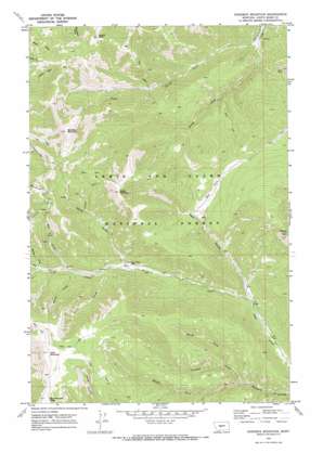 Bandbox Mountain USGS topographic map 46110h4