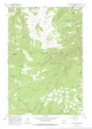 Belt Park Butte USGS topographic map 46110h7