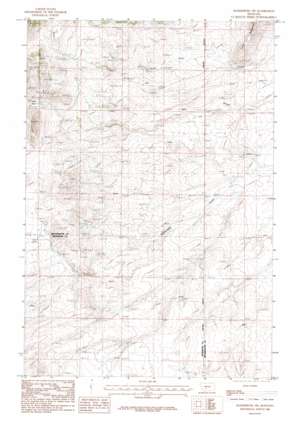 Radersburg Sw USGS topographic map 46111a6