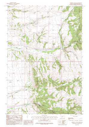 Lippert Gulch USGS topographic map 46111c3