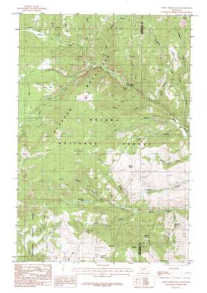 Crow Creek Falls USGS topographic map 46111c7