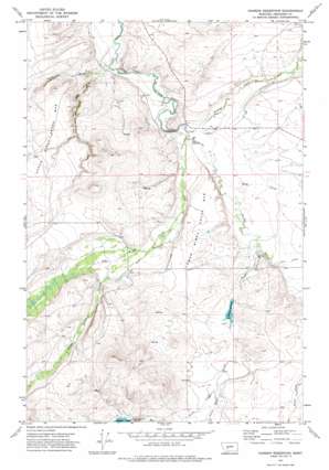 Canyon Ferry Dam USGS topographic map 46111e1