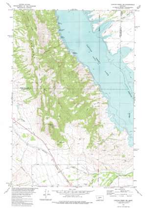 Canyon Ferry SW USGS topographic map 46111e6