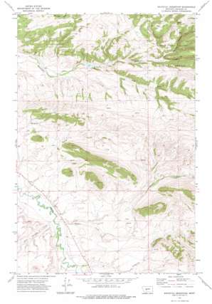 Whitetail Reservoir topo map