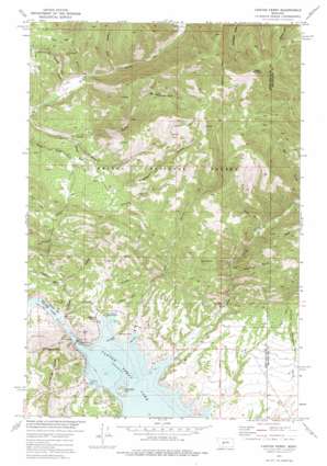 Canyon Ferry USGS topographic map 46111f6