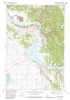 Hauser Lake topo map