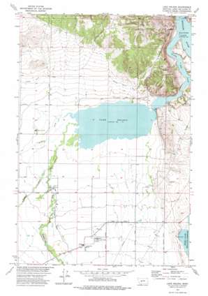 Lake Helena topo map