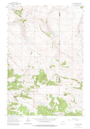 B K Ranch USGS topographic map 46111h5