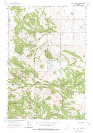 Middle Creek Lake USGS topographic map 46111h6