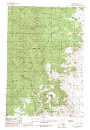 Ratio Mountain USGS topographic map 46112a2