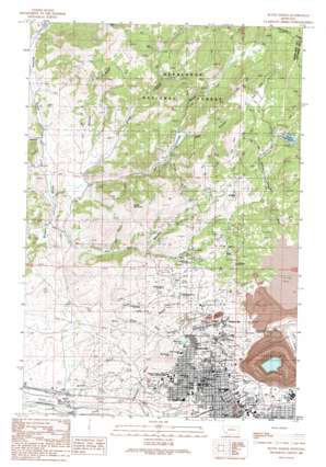 Butte North USGS topographic map 46112a5