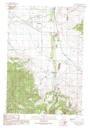 Anaconda South USGS topographic map 46112a7