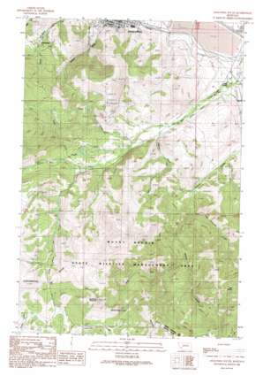 Anaconda South USGS topographic map 46112a8