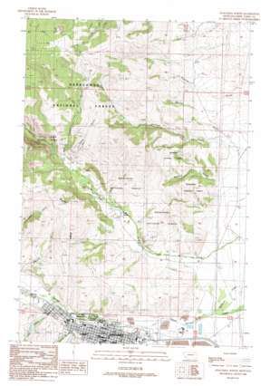 Anaconda North USGS topographic map 46112b8