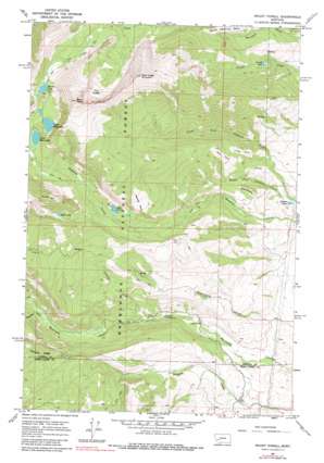 Mount Powell topo map