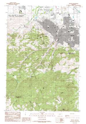 Elliston USGS topographic map 46112e1