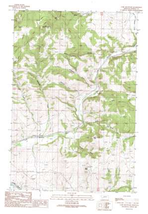 Luke Mountain topo map