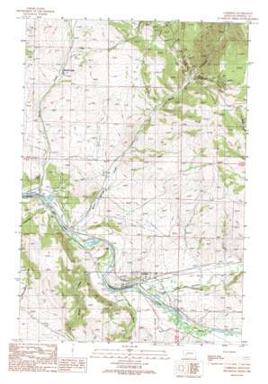 Garrison USGS topographic map 46112e7