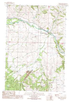 Griffin Creek topo map