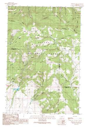 Granite Butte USGS topographic map 46112f4