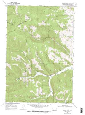 Granite Butte topo map