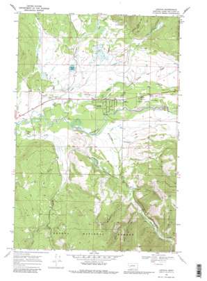 Lincoln USGS topographic map 46112h6