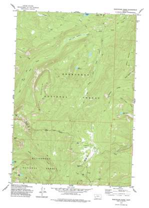 Whetstone Ridge USGS topographic map 46113a6