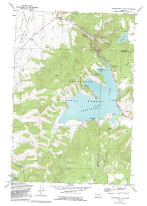 Georgetown Lake topo map