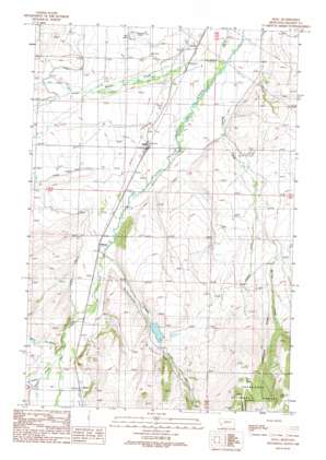 Hall USGS topographic map 46113e2