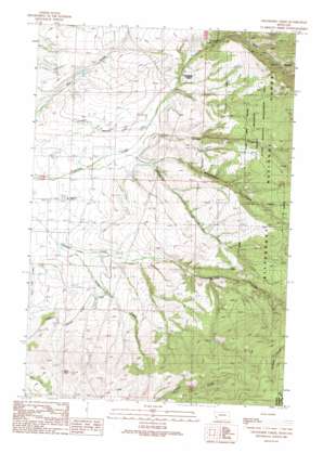 Grayhorse Creek topo map