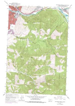 Southeast Missoula USGS topographic map 46113g8