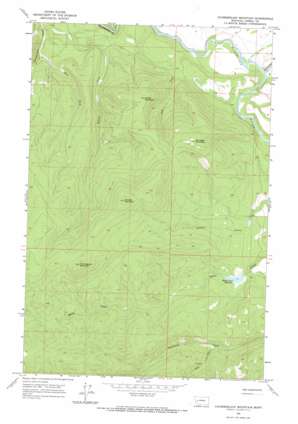 Chamberlain Mountain USGS topographic map 46113h2