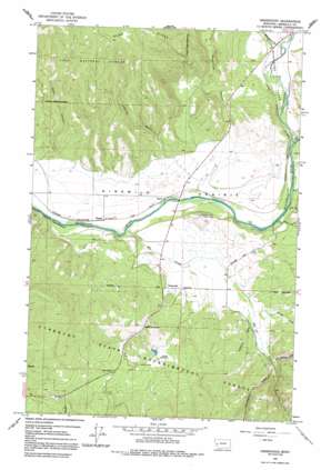 Greenough topo map
