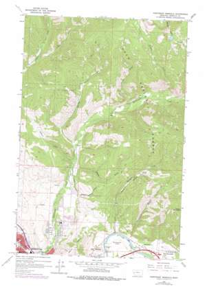 Northeast Missoula USGS topographic map 46113h8