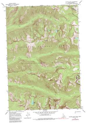 Hunter Peak USGS topographic map 46114a5