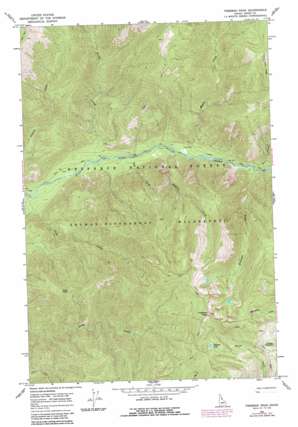 Freeman Peak topo map