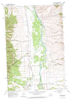 Southwest Missoula USGS topographic map 46114f1