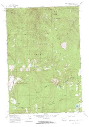 West Fork Butte topo map