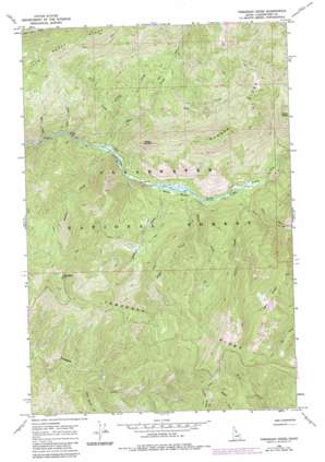 Toboggan Ridge USGS topographic map 46114f8