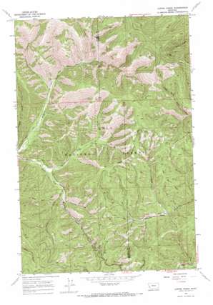 Lupine Creek USGS topographic map 46114g5