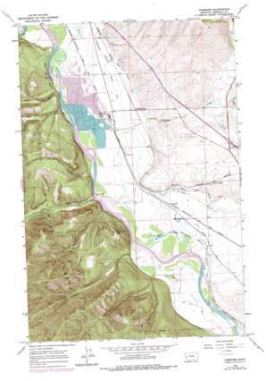 Northwest Missoula USGS topographic map 46114h2