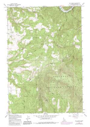 Big Cedar topo map