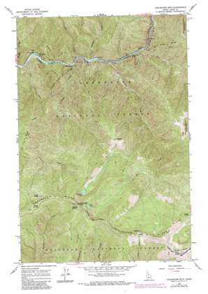 Coolwater Mountain topo map