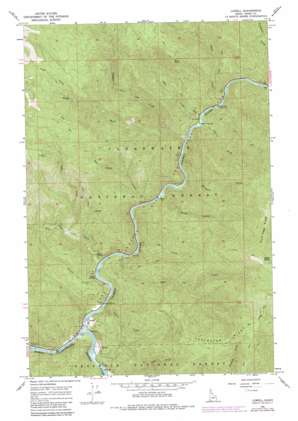Lowell topo map