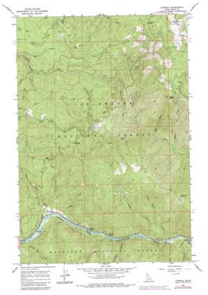 Syringa USGS topographic map 46115b6