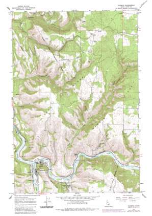 Kooskia USGS topographic map 46115b8